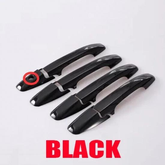 Glossy Piano Black Car Door Handle Bowl Cover Trim For Honda Civic 2006-2011 8Pcs Door Handle Cover