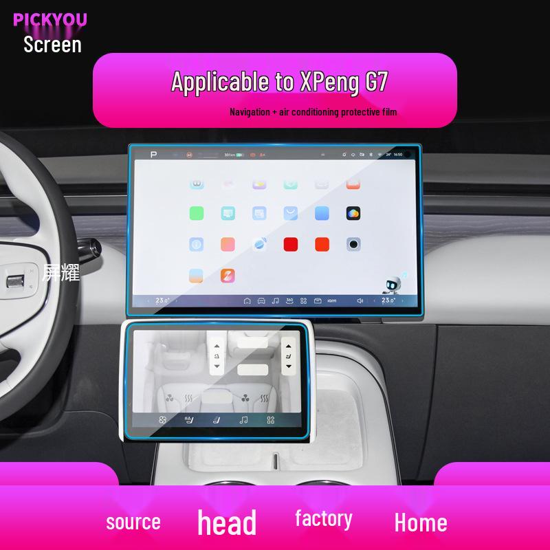 Xpeng G7, G6, G9 Protective Tempered Film for Console and Instrument Screens