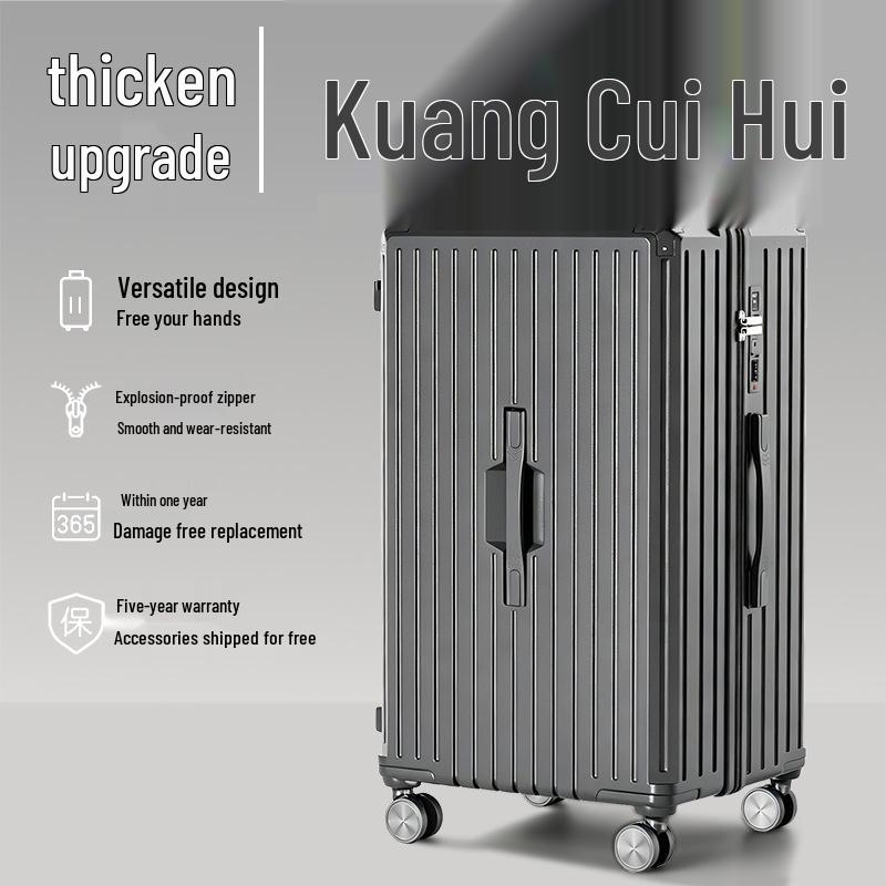 2026 Multifunctional 24-inch Durable Trolley Case with Combination Lock for Students' Travel
