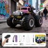 Off-Road Remote Control Big Foot Stunt Car with Shock Absorbers and Spray Action - Children's Toy