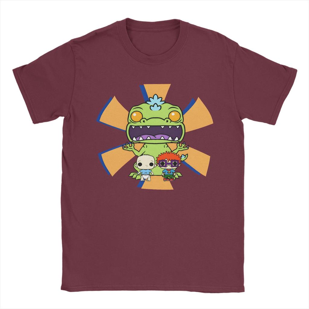Anime Rrugrat T Shirts Unisex Cotton Novelty Tshirt Crewneck Reptar Babies Tee Shirt Short Sleeve Clothing 6xl