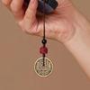 2026 Year Of Chinese Retro Pendant For Men And Women Silver Mountain Ghost Money Pendant Ancient Phone Chain Keychain Pendant