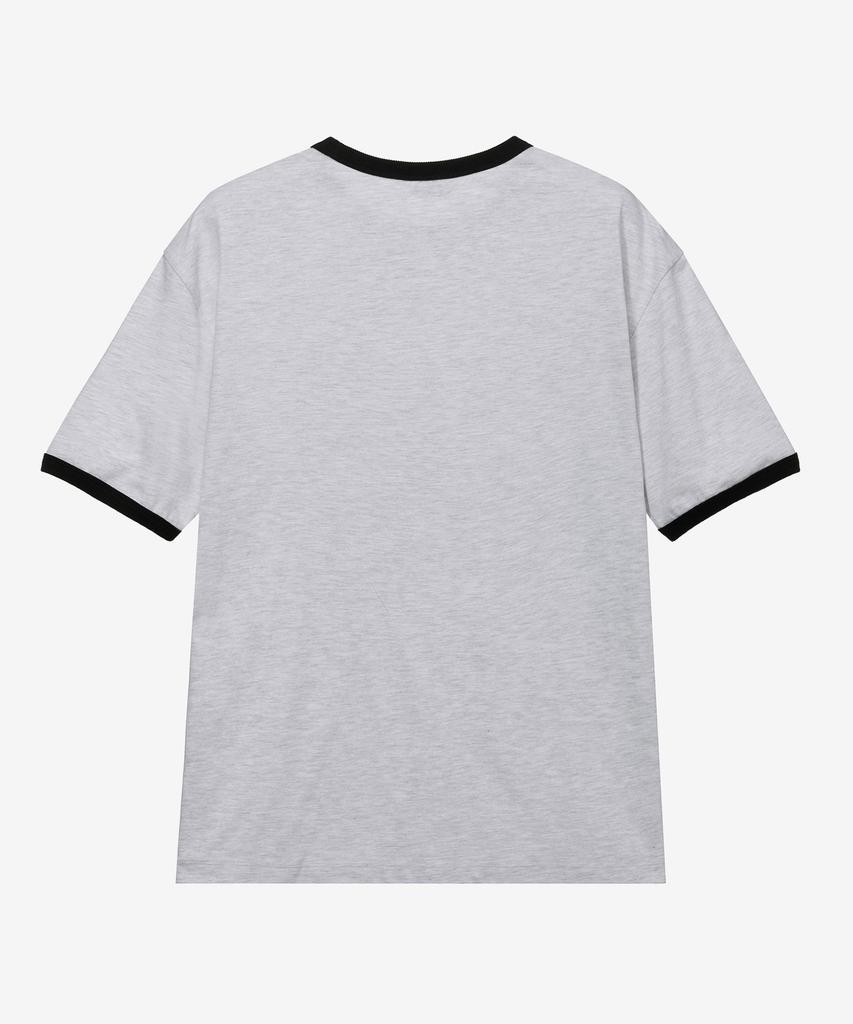 MINDBRIDGE [On] Graphic Oversized Ringer Short Sleeve T-Shirt - 2 Colors