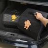 New Folding Emergency Leather Storage Box Car Trunk Storage Box Large Capacity Car Multi-purpose Tool Sorting And Storage Bag
