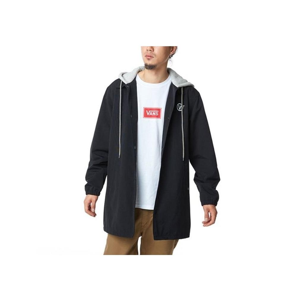 Vans Sports Casual Jacket Men Jackets Black VN0A4BPABLK