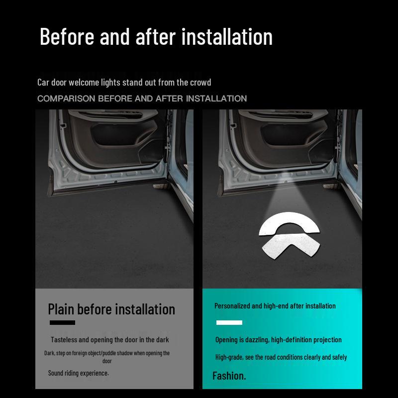 NIO Welcome Light for EC6/ES6/ES8 - Car Door Atmosphere Laser Projection & Ground Light Decoration