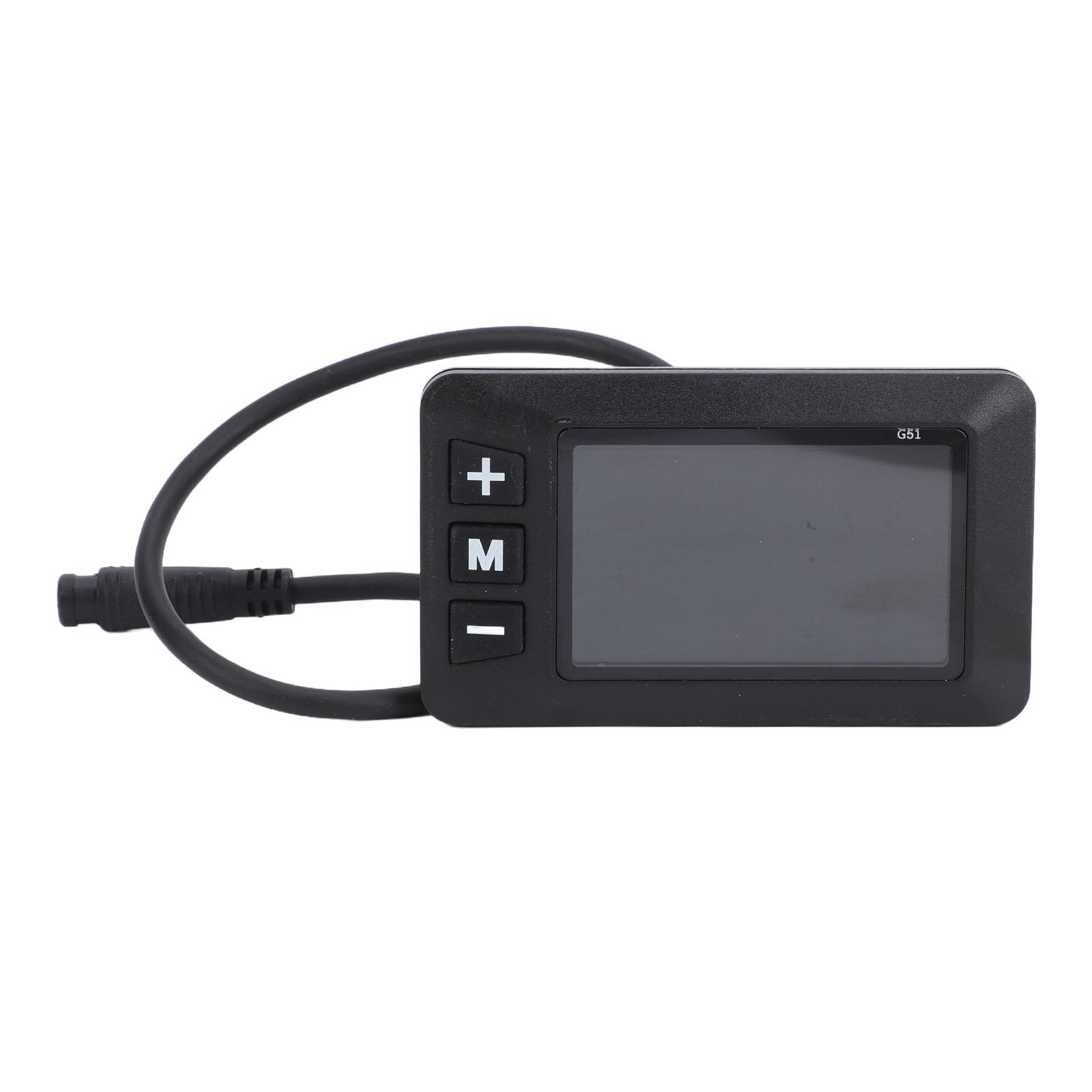 Tomtop Jms Men's Electric Bike Lcd Display Meter G51 Electric Bike Control Panel With Water Proof 6P Connector For Bike Scooter