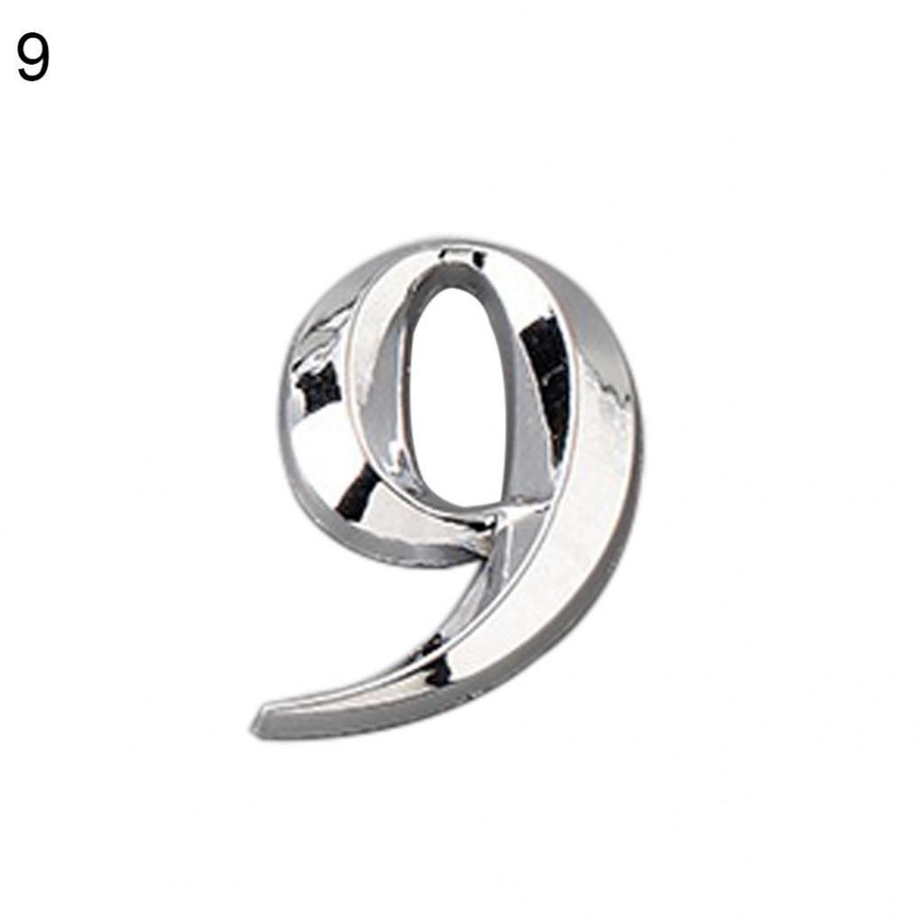 Plated House Door Plaque Address Number Digit Figure Plate Sign Office Address Hotel Home Decor