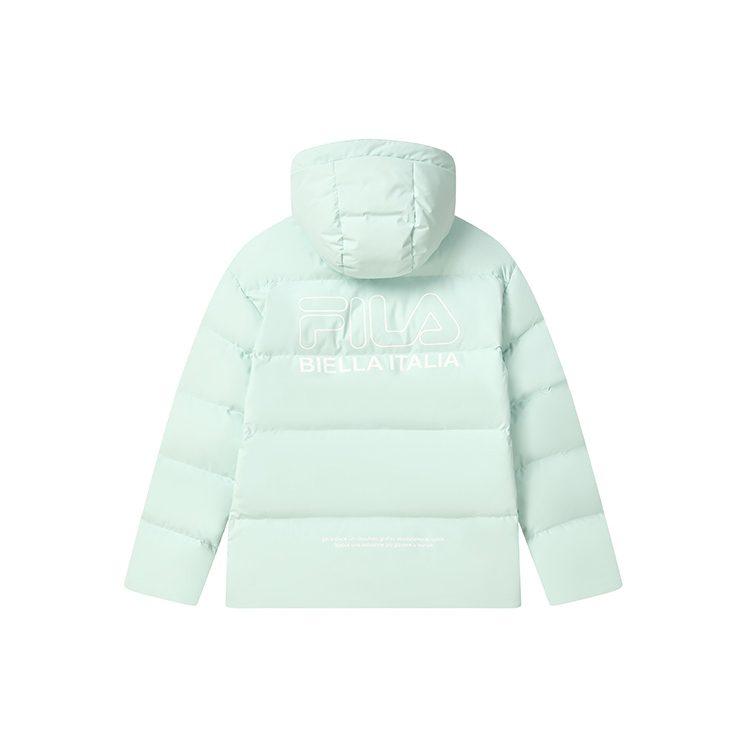 Fila WHITE Down Jacket Unisex Nile Green F11U249902FLG