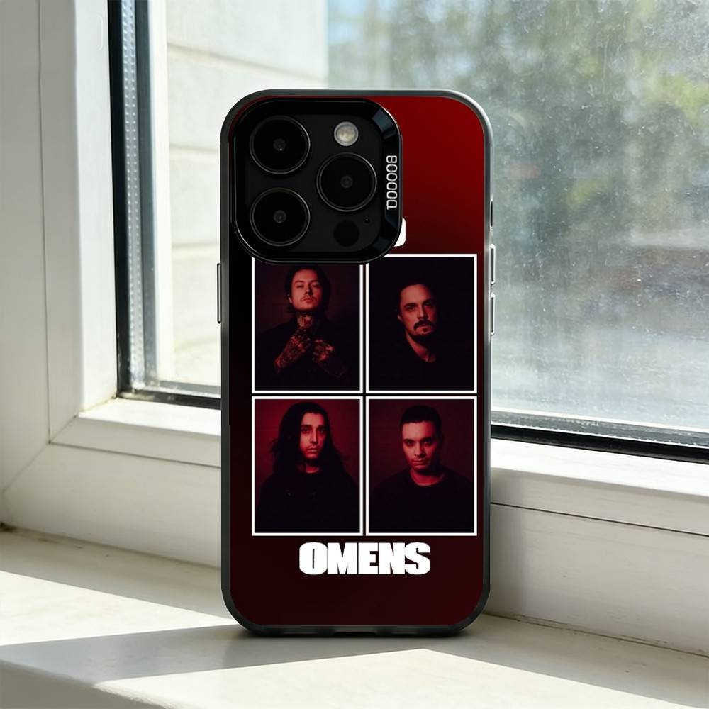 

B-Bad Omens CONCRETE JUNGLE Phone Case For iPhone 17,16,15,14,13,12,11 Plus,Pro Max,XS,Colorful Silver Black Cover iPhone16
