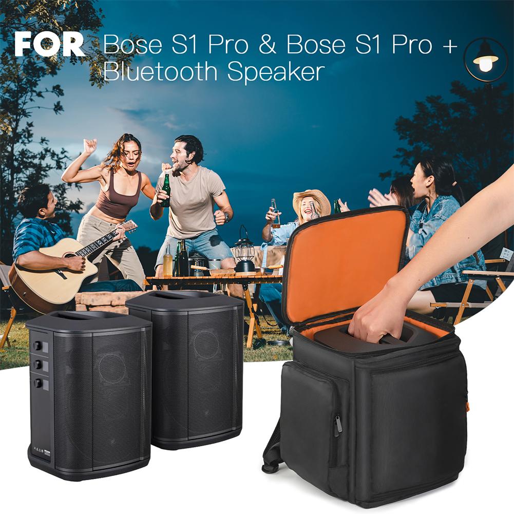 For Bose S1 Pro/Pro+ Portable BT Speaker Backpack Multi-Function Music Amplification Speaker Bag Outdoor Audio Storage Backpack