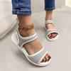 Fashion New Women Summer Fashion Sandals Mesh Casual Fish Mouth Sports Sandals Plus Size 43 Flying Woven Flat Shoes Sandalias Mujer