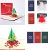 Charmante 3D Pop-Up Weihnachtskarte, entworfen für herzliche saisonale Wünsche und Segnungen