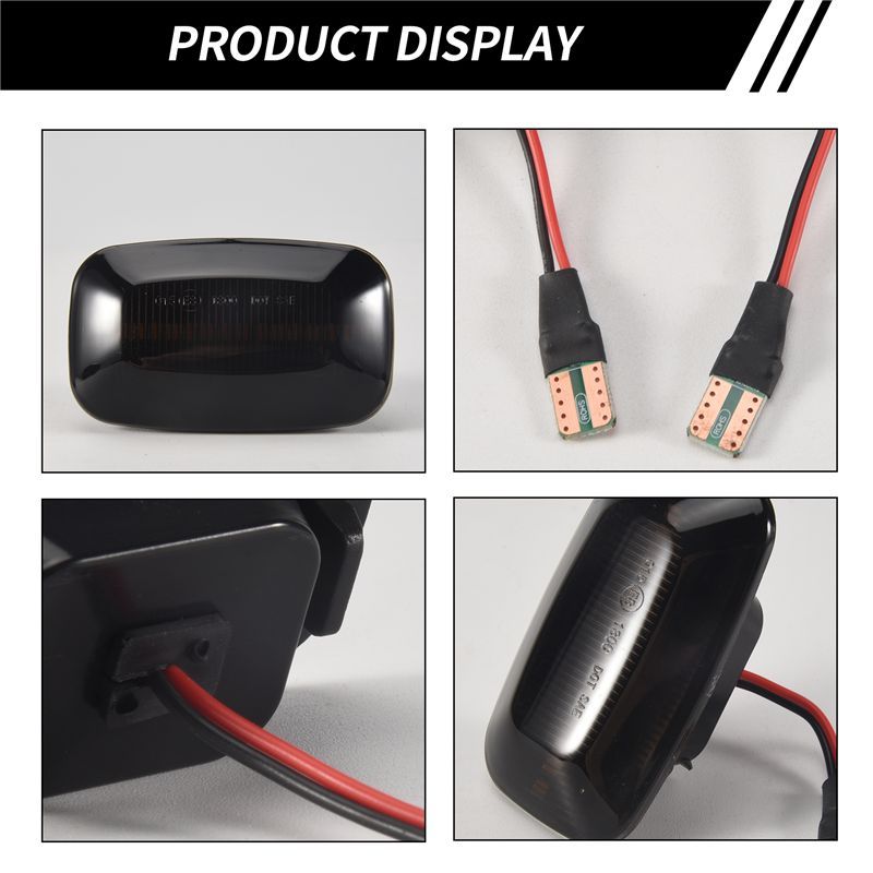 Powerful Car Dynamic LED Side Marker Light Turn Signal Light For Toyota Land Cruiser 70 80 100 Series