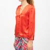 Blouse col v effet satin bianca légère Femme LA PETITE ETOILE