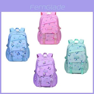 Kuromi Childrens School Backpack With Breathable Nylon And Padded Straps For Girls