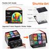 Shuttle Art Illustration Marker Alcohol Twin Tip Blender Carrying and Color Chart Perfect for Coloring and Art A Great Gift for Adults and 120-Color