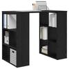 Desk Black Oak Effect 90 x 50 x 75 cm Wood Based Material