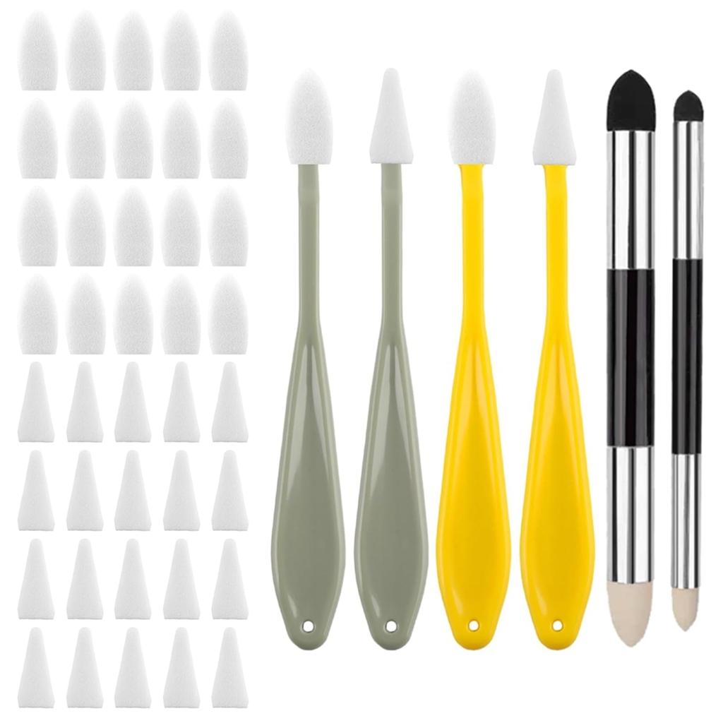 A613P 46pc Art Blending Stump Sketch Drawing Tools, Double Headed Drawing Art Blender Pencil Sketch Scraper Tools for Blending