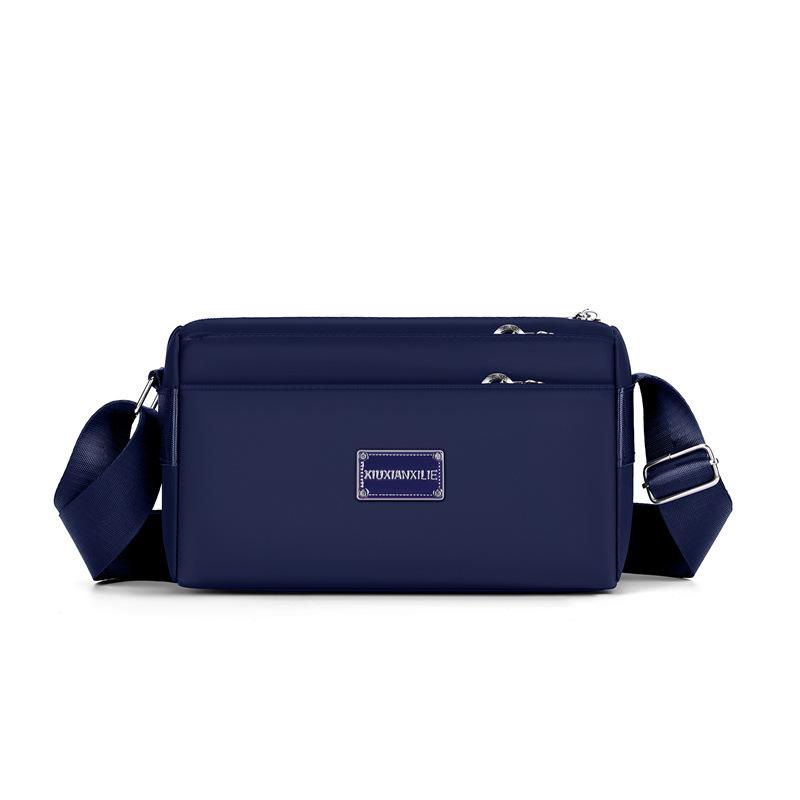 Multi-pocket Shoulder Bag, Simple Multi-layer Mobile Phone Bag, Lightweight Crossbody Bag, Handbag
