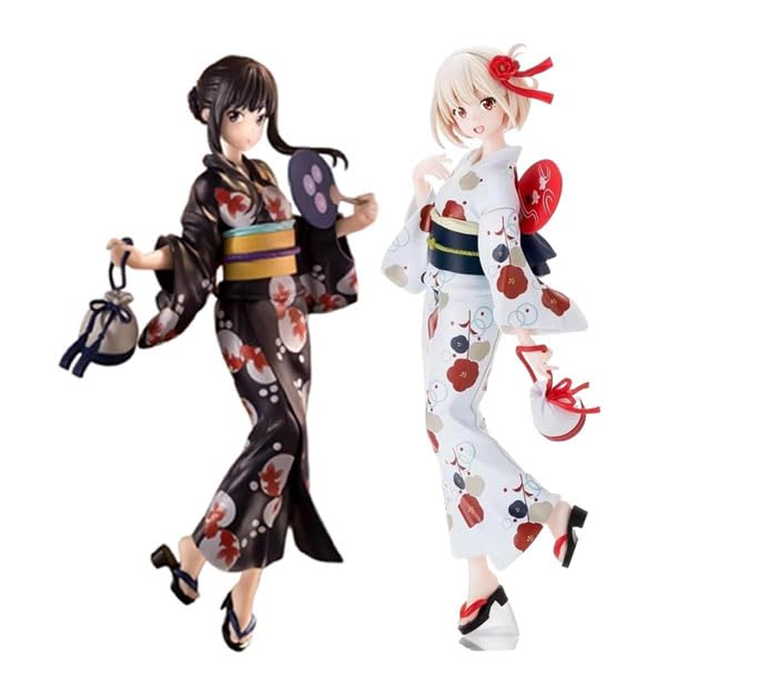 

Nishikigi Chisoku Inoue Takina Figures Outing in Lycoris Luminasta 19cm of & Yukata, Recoil, Official, Approx. [Set 2]