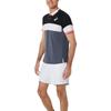 Asics Color Block Polo Short Sleeve T-Shirt Men Tops Navy-Blue 2041A246-003
