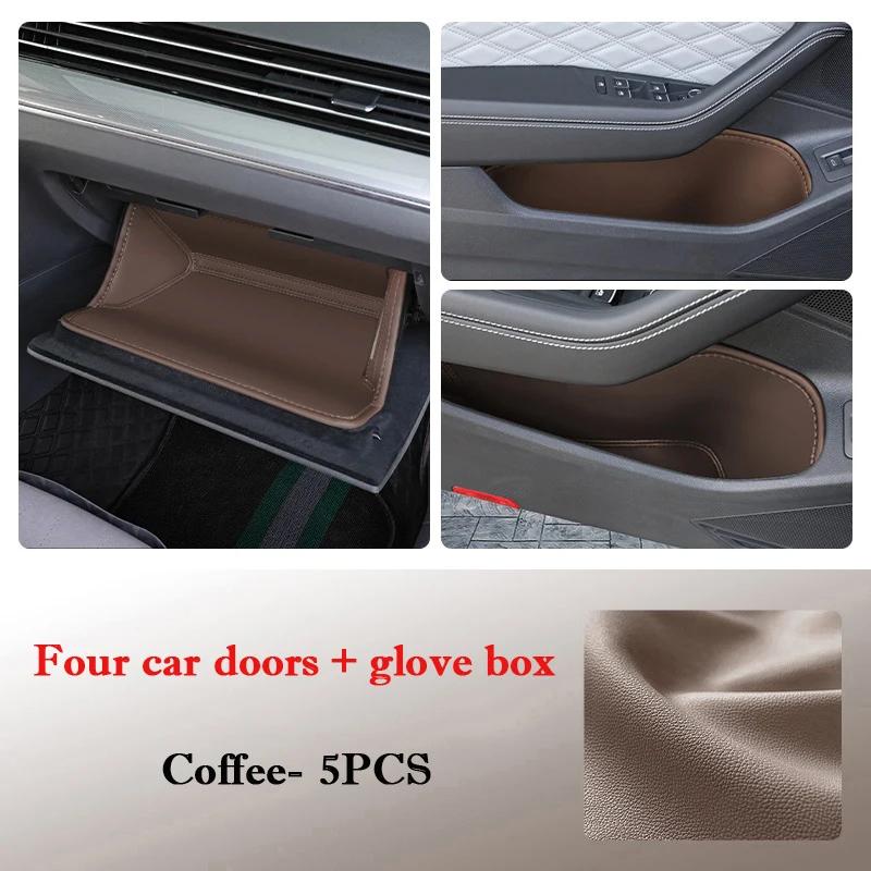 For Toyota Corolla E210 Corolla Cross 2019-2026 Car Door Slot Protective Pad Leather Waterproof Glove Box Mat Auto Accessories