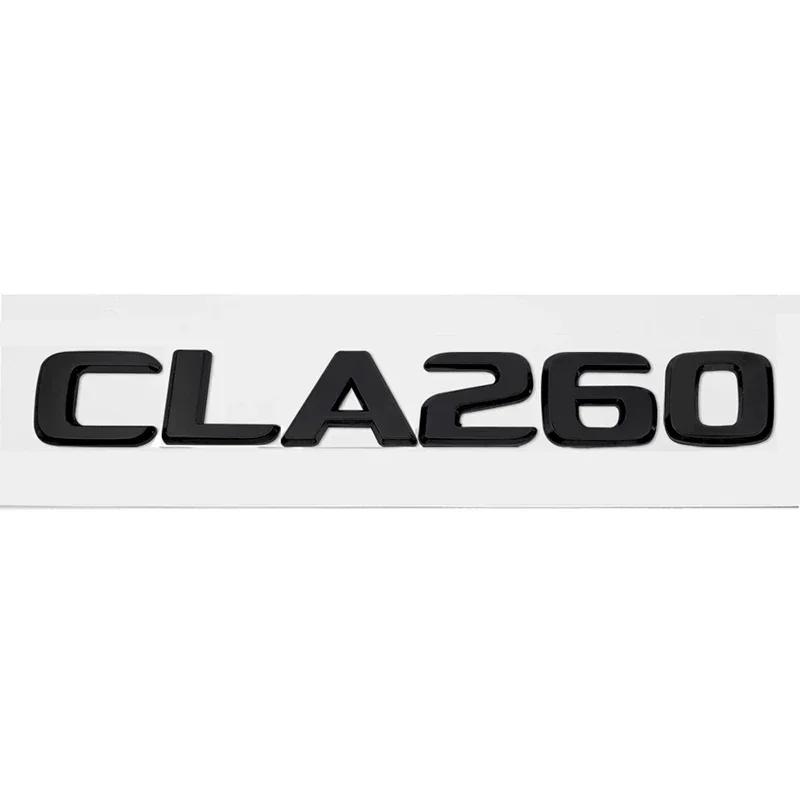 ABS Car Tail Letters Sticker Emblem for Mercedes Benz CLA35 CLA200 CLA220 CLA250 CLA260 Rear Trunk 3D Number Badge Decals RJ1