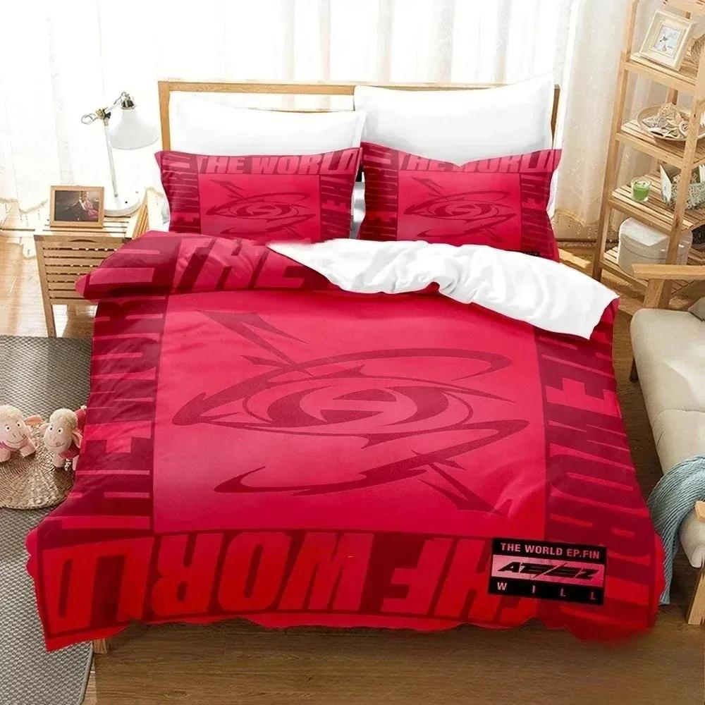 

Bedding Set Duvet Cover Bed Set Quilt Cover Pillowcase Comforter King Queen Size Boys Adult Bedding 135X200cm-2pcs