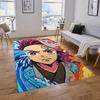 Anime Area Rug Japanese Animation Inspired Floor Mat Fanatic Home Decor Gift for Anime Fans Popular Living Room Bedroom Decor