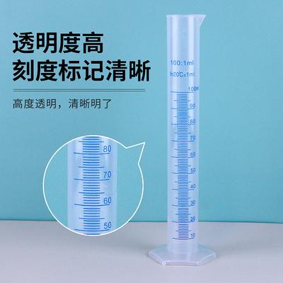 Cilindru gradat din plastic de laborator, 500 ml
