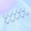 European & American Multi-Piece Stainless Steel Faux Lip, Nose, and Ear Stud Jewelry Collection