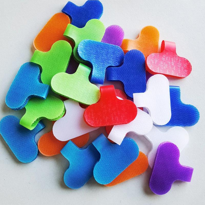 20Pcs Colorrandom Cable Labels Cable Ties Reusable With Write-On Label Wire Labels Cable And Wire Tags Easy Identification