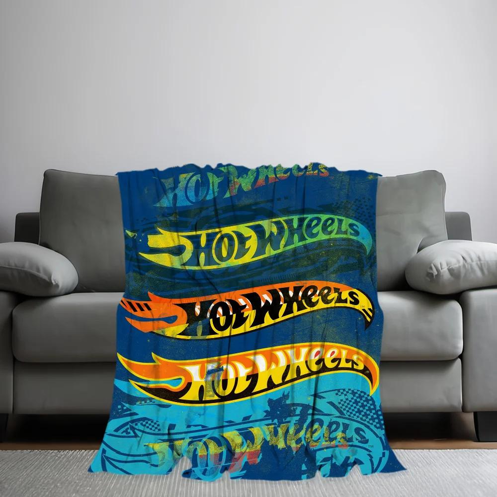 H-Hot W-Wheels C-Cars Skicomfort Warm Soft Baby Blanket Suitable Home Lunch Blanket Suitable for Home Office Daily Use Cover
