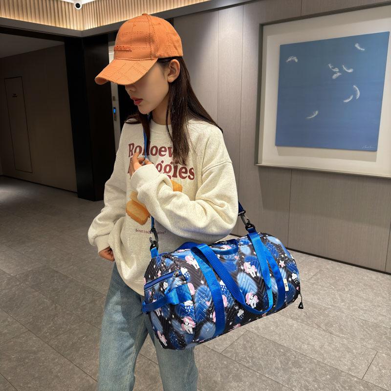 New travel bag women's large-capacity yoga fitness bag leisure travel shoulder oblique span bag