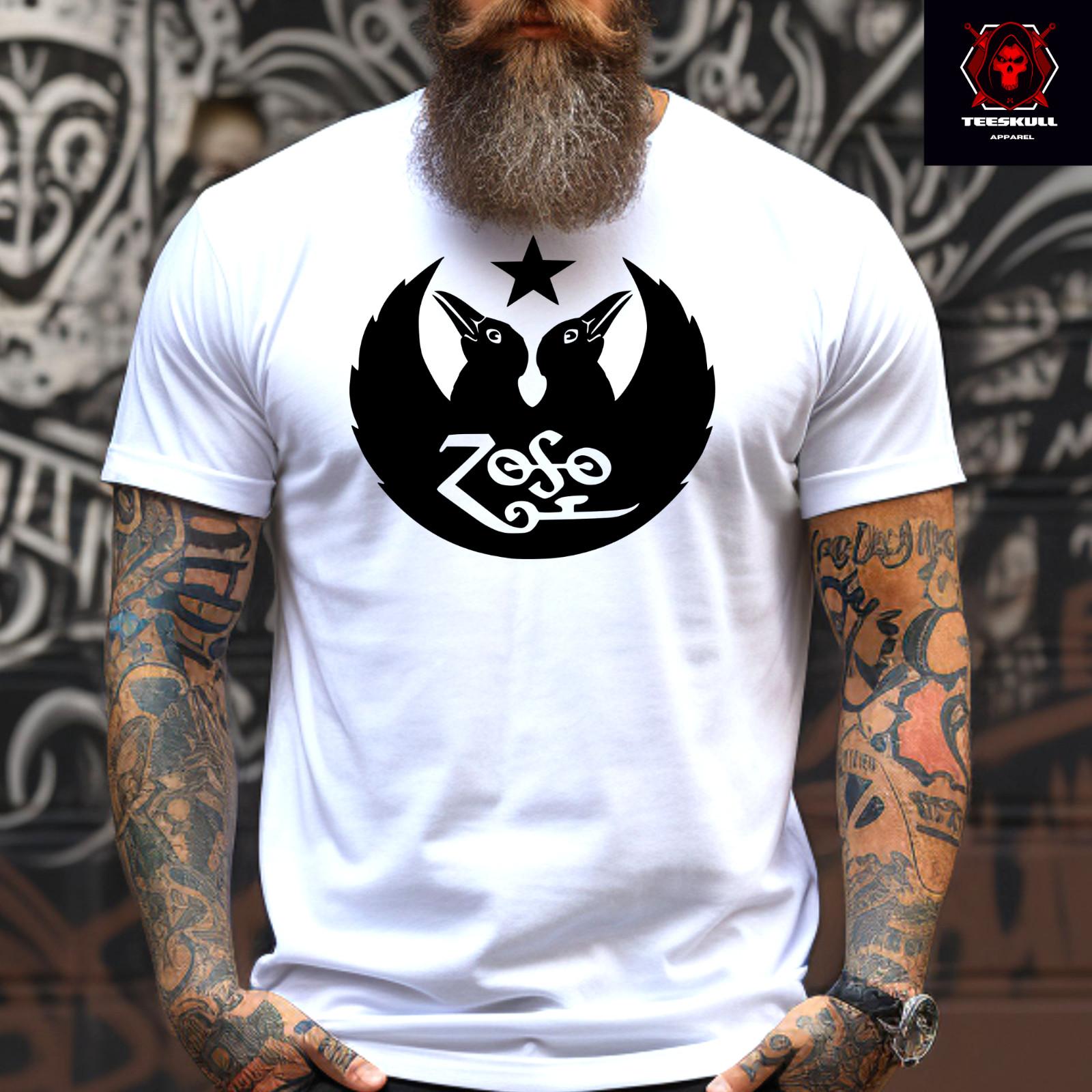 26 Led Zeppelin Zoso Classic Rock Band Tee Heavy Cotton Unisex T-SHIRT S-3XL  Unisex T-Shirt XXXL