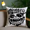 Band Cool G-Gorillaz Cushion Cover Soft Short Plush Double-Sided Printing Home Decor Machine Washable Pillow Case Gift