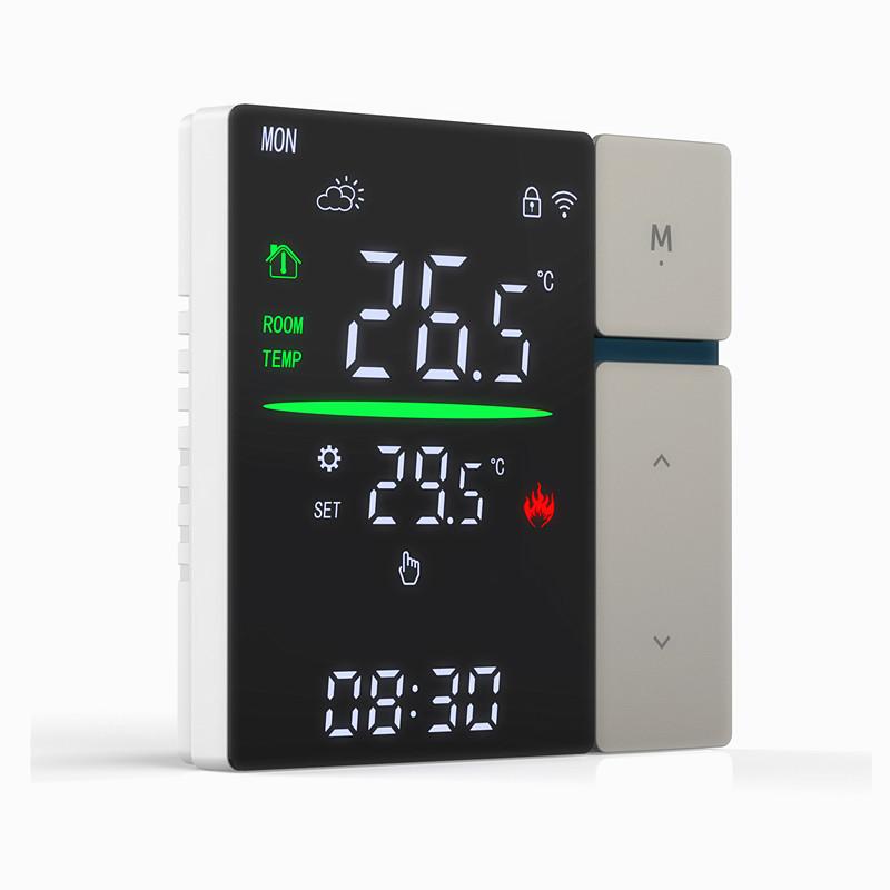 WiFi Smart Thermostat for Electric Underfloor Heating Water Gas Boiler Room Thermostat Digital Temperature Controller Compatible with Tuya