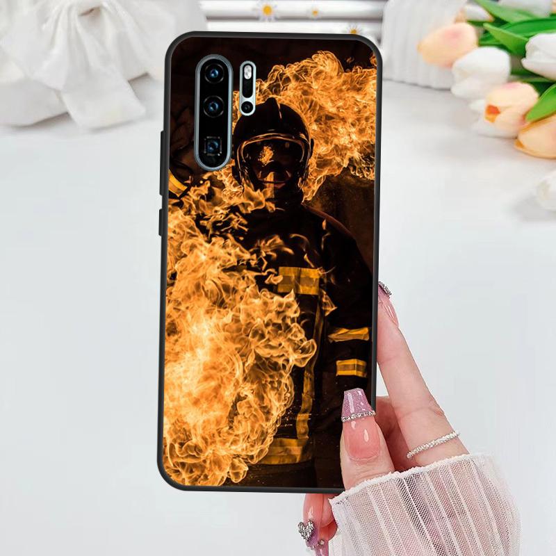Firefighter Fireman Heroes For Huawei Nova 9 10 SE 11 Pro 12i 11i 8i Y60 Y70 Y90 Y61 Y91 Y72 Y73 P20 P40 P30 Lite Case