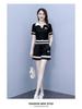 Women's 2024 Summer Stylish Korean Polo Lapel Short-Sleeve Shorts Set