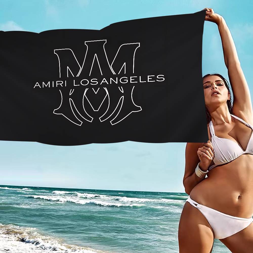 Clothing Brand A-AMIRI Microfiber Beach Towel Absorbent Quick Dry Soft Yoga Swimming Resort Mountain Climbing Towel