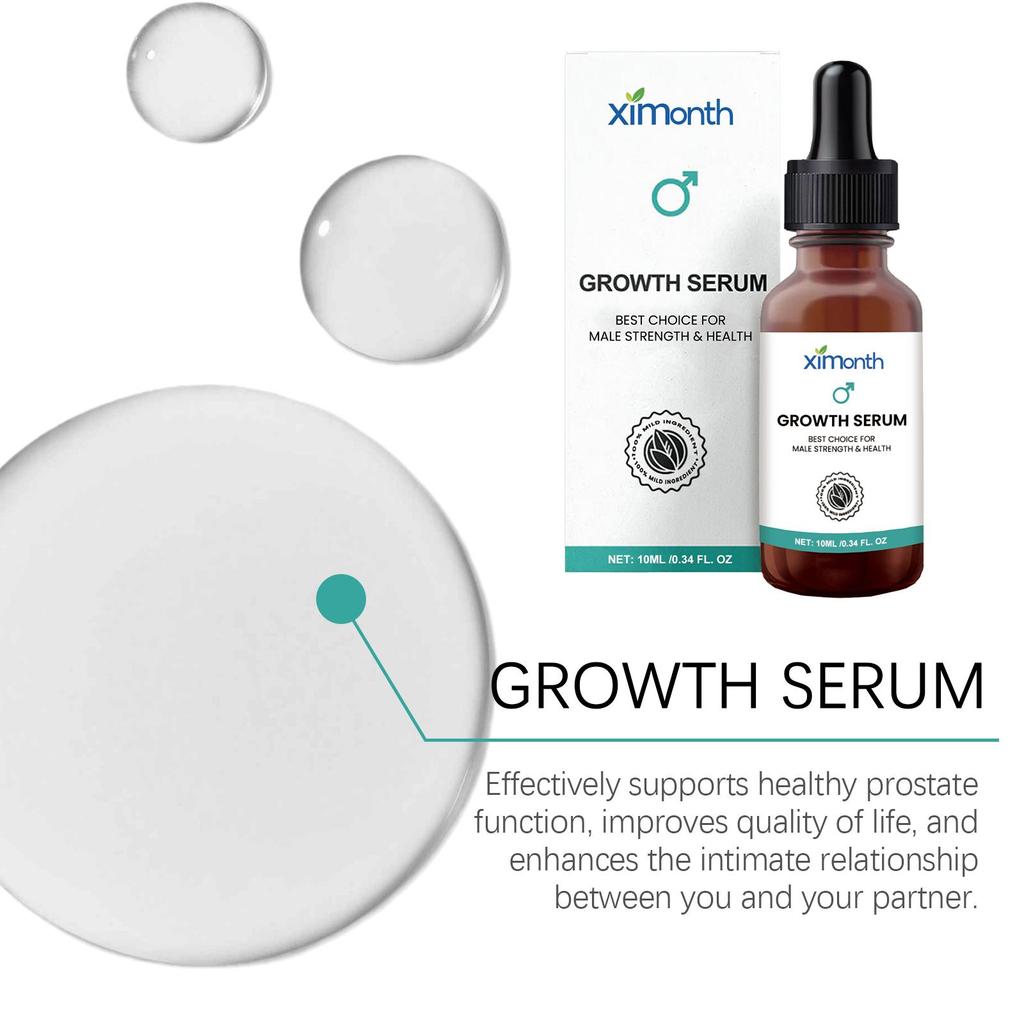 Men's Body Care Herbal Serum, Male Massage Essential Oil, Deep Nourishing Moisturizing Body Care Oil for Men’s Daily Grooming