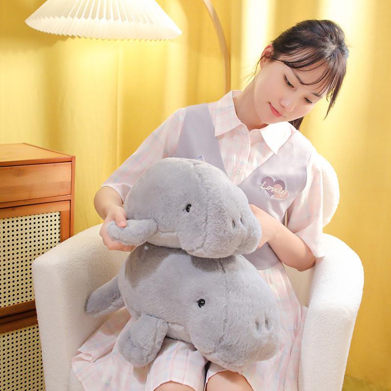 Manatee Sea Cute Plush Toy Cartoon Girl Child Sleeping Companion Gift Dolls
