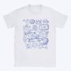 Summer Graphic Print T Shirt Men Women Pure Cotton Vintage T-Shirt Crew Neck Funny Tee Short Sleeve Autumn and Winter Innerwear