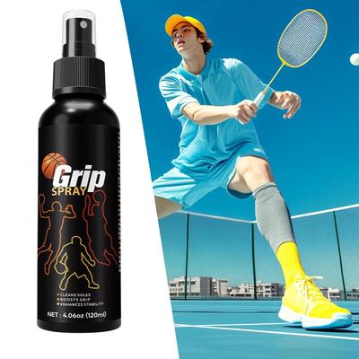 Sprej na grip basketbalových bot - Zlepšuje trakci podrážky a přilnavost na hřišti - Oživuje a prodlužuje životnost tenisek pro boty, tenisky, golf