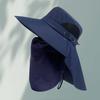 Fishing Bucket Hat with Detachable Neck Guard Adjustable Fishing Hat Windproof Breathable Mesh Sun Hat Wide Brim UV Protection