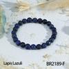 European Crystal Beaded Lapis Lazuli Unisex Bracelet: Simple, Retro, Versatile Jewelry