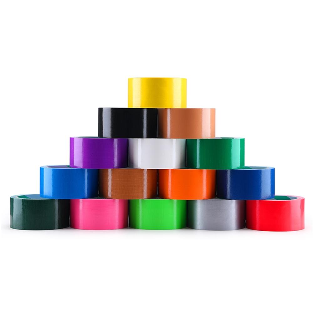 YX Multicolor DIY Decoration Color Cloth Base Tape Cloth Duct Tape Carpet Floor Waterproof Tapes High Viscosity Adhesive Tape