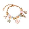 Bracciale Corona di Fiori Estiva da Spiaggia per Donna con Accenti di Conchiglie per la Vacanza