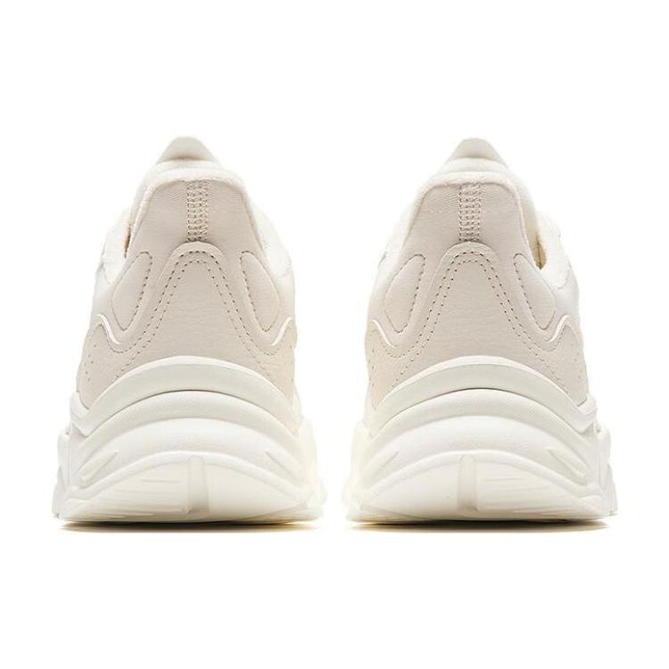New Anta Little Millennium Abrasion Resistant Slip Resistant Thermal Low Top Casual Shoes Women's Ecru 922348826-4